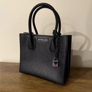 Michael Kors Black Saffiano Leather Satchel